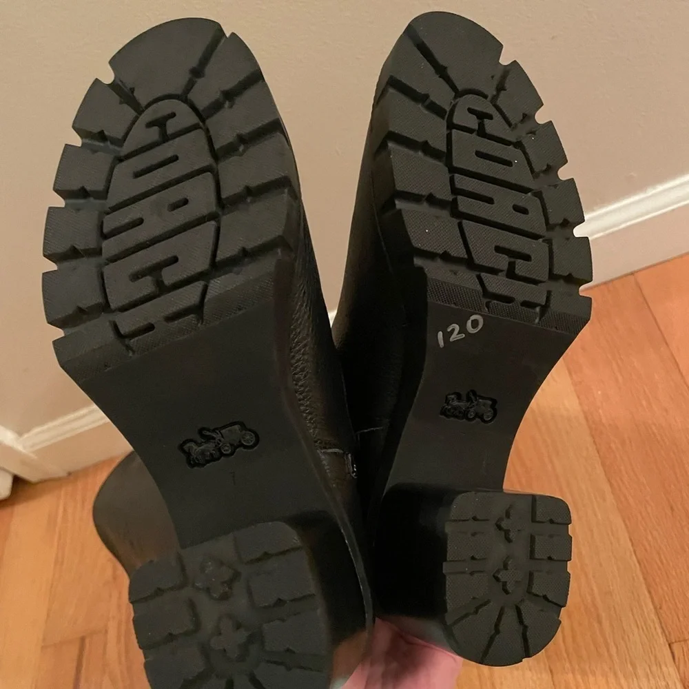 Coach Women’s Cindy Heeled Boots in Black size 7